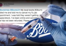 Boots flu jab chaos: Britons rage as jab booking suspended – fears of UK-wide shortages | UK | News (Reports)