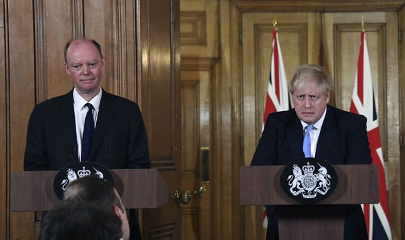 Boris Johnson and Chris Whitty on daily briefings Boris Johnson and Chris Whitty on daily briefings