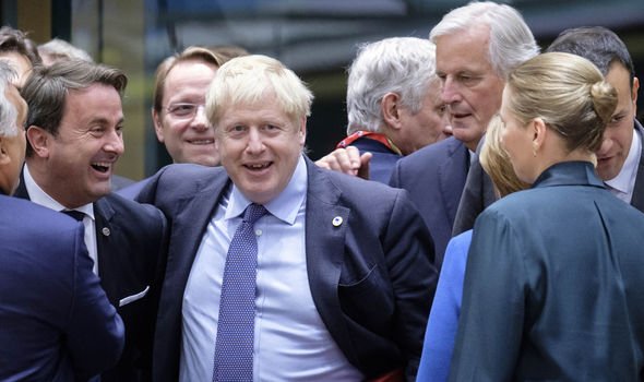 Boris Johnson has caused chaos within the EU over the declaration Boris Johnson has caused chaos within the EU over the declaration