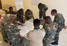 British Army trains Somali National Army Brigade headquarters