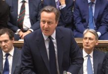 Embarrassed David Cameron dismisses lewd joke about ‘giving one’ to MP’s wife as ‘banter’ | UK | News (Reports)