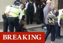 Extinction Rebellion protesters ‘arrested’ at the gates of Parliament as MPs attend PMQs | UK | News (Reports)