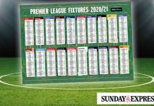 FREE Glossy Premier League fixtures 2020-2021 wallchart | UK | News (Reports)