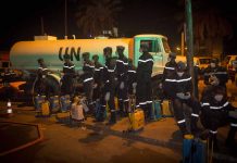 Improving peacekeeping operations around the world Decontamination campaign by MINUSMA in the Bamako district in response to the COVID-19 outbreak in Mali. (UN Photo)