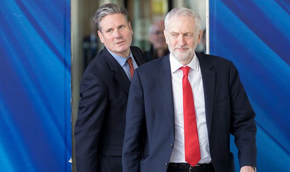 Jeremy Corbyn with Sir Keir Starmer Jeremy Corbyn with Sir Keir Starmer