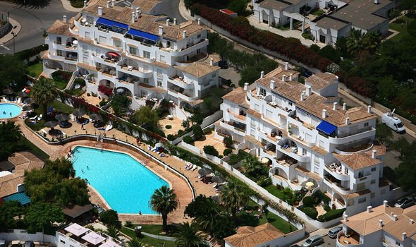 Kate and Gerry McCann were eating dinner just metres away