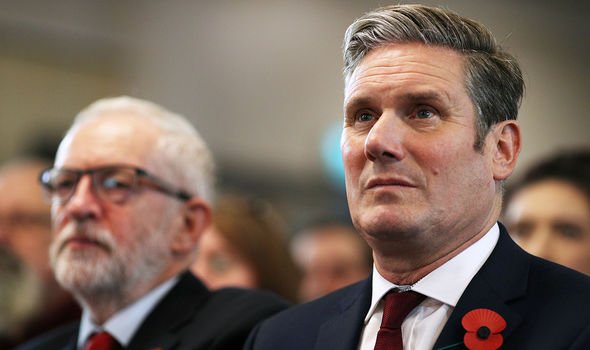 Keir Starmer and Jeremy Corbyn