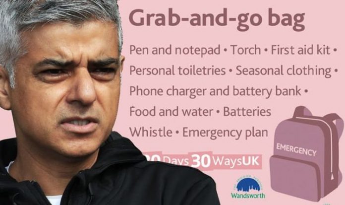 London news: Chaos after council urges residents to pack emergency 'grab and go bag' | UK | News