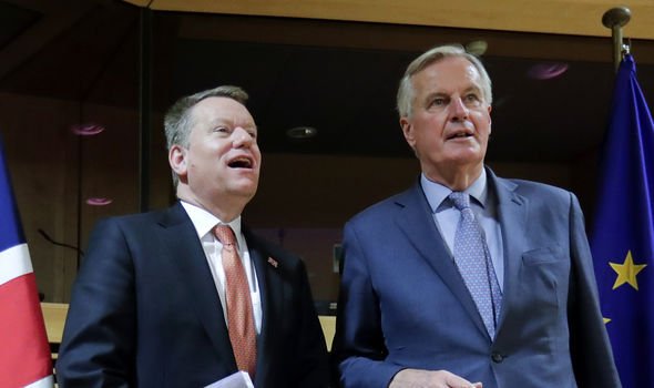 Michel Barnier is in talks with UK negotiator David Frost Michel Barnier is in talks with UK negotiator David Frost