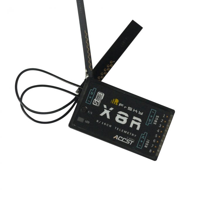 On the backside of the FrSky receiver X8R, there is a Smart Port pinout as well On the backside of the FrSky receiver X8R, there is a Smart Port pinout as well