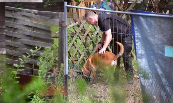 Police recently searched an allotment near Hannover