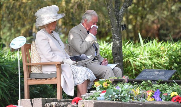 Prince Charles news: Charles and Camilla at a remembrance service on VJ Day Prince Charles news: Charles and Camilla at a remembrance service on VJ Day
