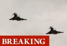 RAF fighter jets scrambled to intercept Russian planes in UK airspace | UK | News (Reports)