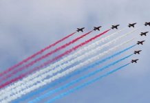 RAF flypast route map today – Battle of Britain anniversary sees spitfires over UK | UK | News (Reports)