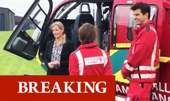 Sophie Wessex news: Countess of Wessex visits air ambulance which saved her life | Royal | News