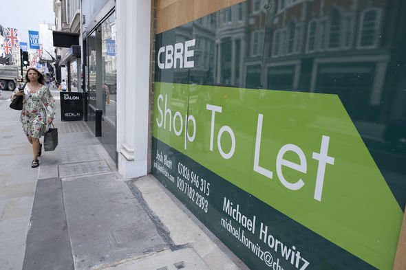 UK high street: Many businesses have relied on the furlough scheme to pay their workers