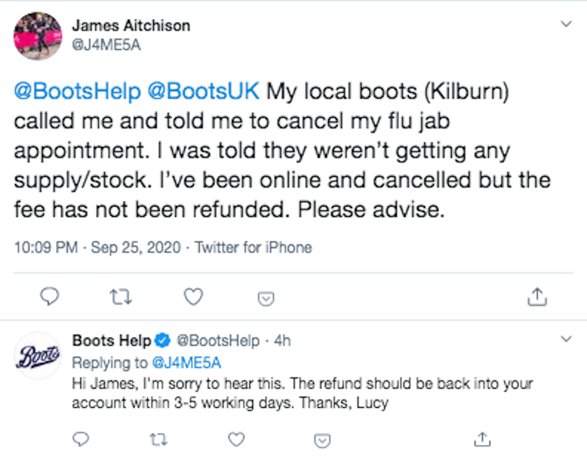 boots flu jab news latest flu jab shortage