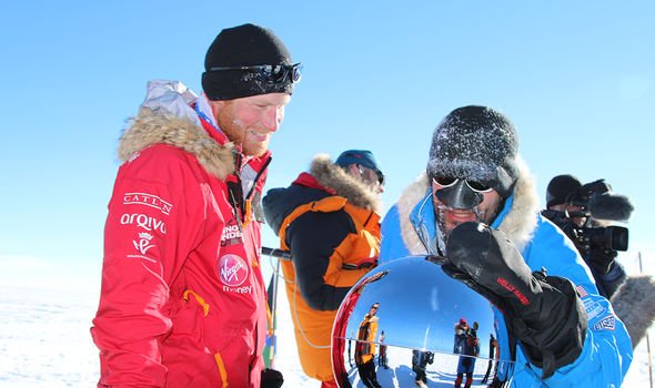 prince harry south pole