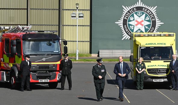 prince william news duke of cambridge visit northern ireland mental health emergency services