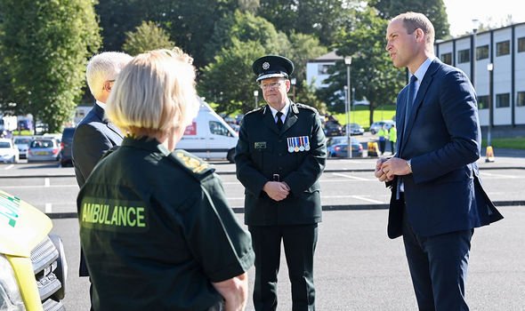 prince william news duke of cambridge visit northern ireland mental health emergency services