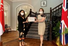 Two Singaporeans presented with Chevening Scholarships