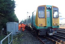 Derailment of a passenger train at Bognor Regis