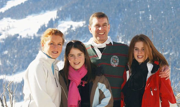 prince andrew sarah ferguson princess eugenie princess beatrice