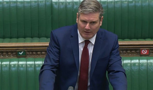 Sir Keir Starmer at PMQs