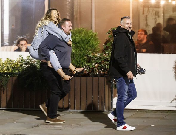 Three people on a night out