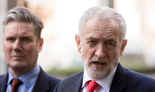 Corbyn and his successor Sir Keir Starmer (L) Corbyn and his successor Sir Keir Starmer (L)