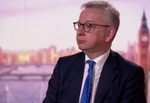 Ajar meaning: What does ‘ajar’ mean? Michael Gove says door for EU trade deal still ‘ajar’ | UK | News (Reports)