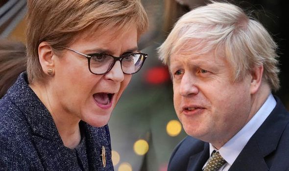 Boris Johnson Nicola Sturgeon