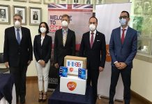 British Ambassador welcomes GSK donation to fight COVID-19