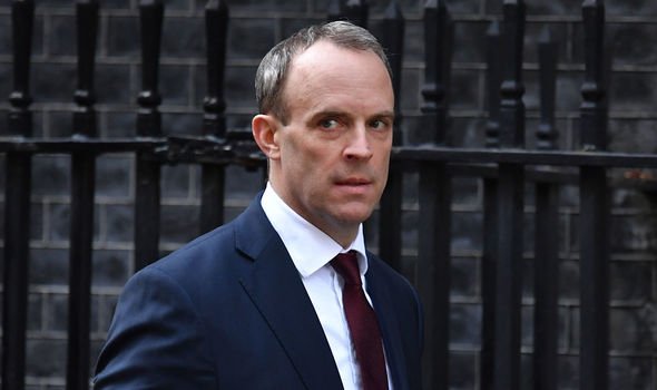 Foreign Secretary Dominic Raab