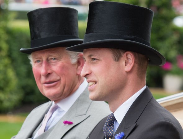 Prince William and Prince Charles