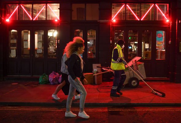 People outside closed Pub