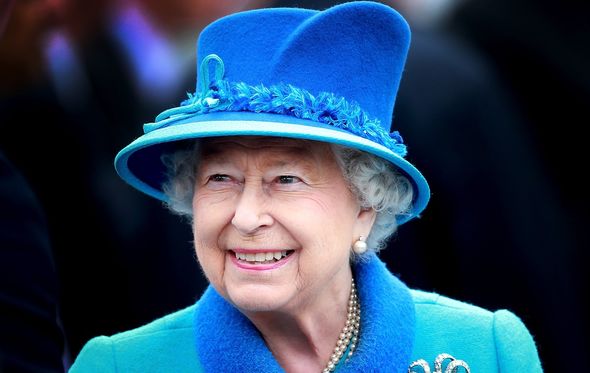 The Queen smiling The Queen smiling