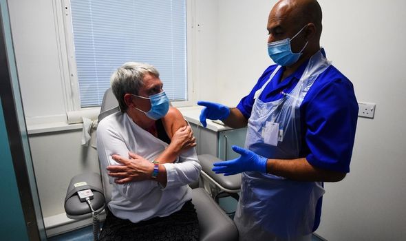 Coronavirus: Kate Bingham receives vaccine 