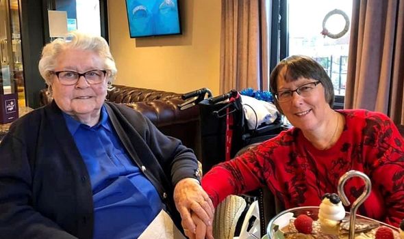 Monica, 86, with daughter Alison Monica, 86, with daughter Alison