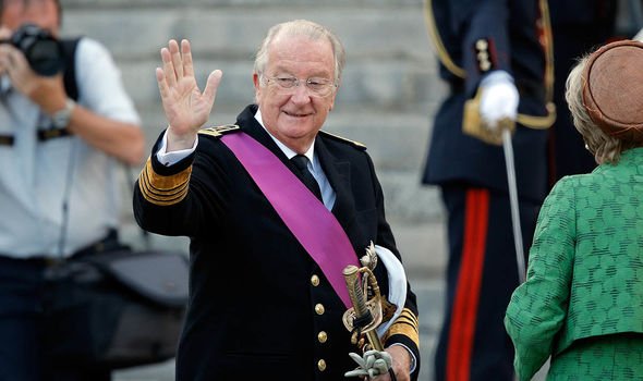 royal news princess delphine saxe coburg delphine boel meets king philippe pics king albert