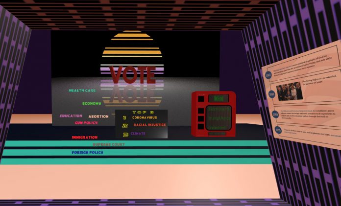 VoteXR: Virtual Reality USA Election Poll
