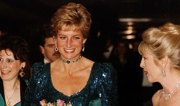 Diana with her ally Kanga in 1990 Diana with her ally Kanga in 1990