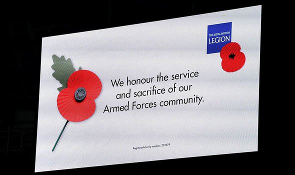 Football remembers the war dead