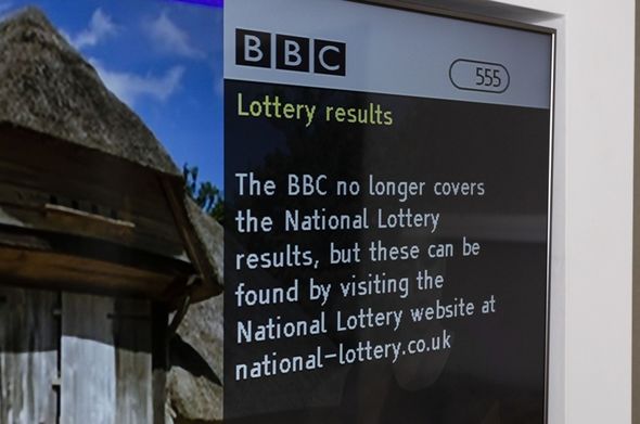 BBC text service lottery results BBC text service lottery results