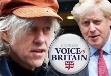 Boris Johnson news: Britons FURIOUS as Bob Geldof tells PM to keep £15bn foreign aid fund | UK | News (Reports)