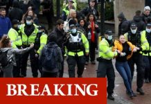 Bristol news: Hundreds march through city as they demand end of restrictions | UK | News (Reports)