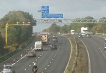 Construction milestone for M56 upgrade