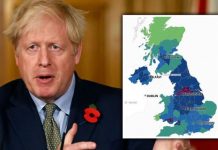 Covid cases UK MAP: Is the R rate coming down – Areas with worst coronavirus levels | UK | News (Reports)