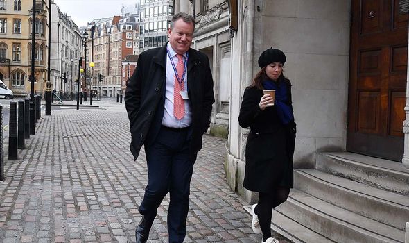 David Frost on his way to Brexit talks in London David Frost on his way to Brexit talks in London