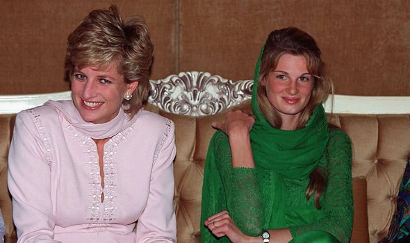 Diana with Jemima Khan in Pakistan -- Khan later said Diana was considering marrying Hasnat Diana with Jemima Khan in Pakistan -- Khan later said Diana was considering marrying Hasnat